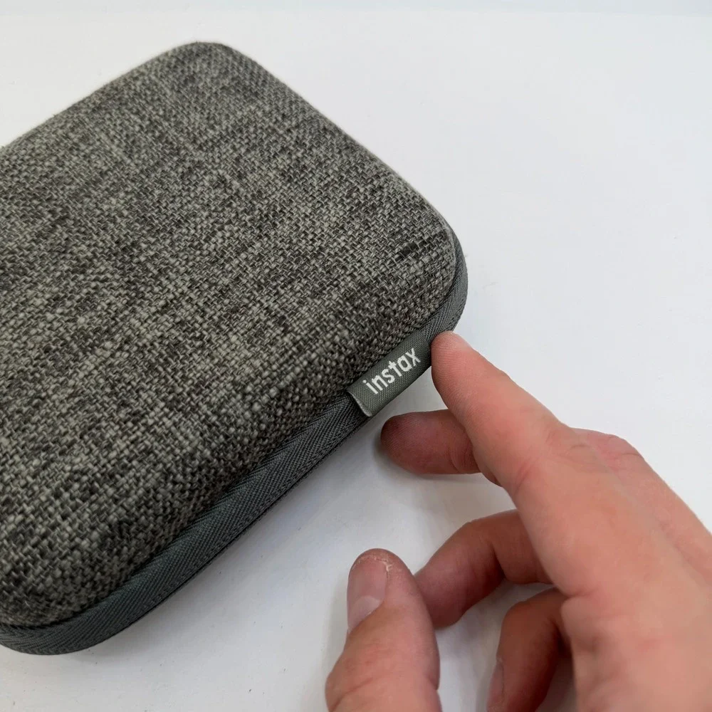 Fujifilm Instax Square Link Smartphone Printer Case Woven Gray 600023109 Hard